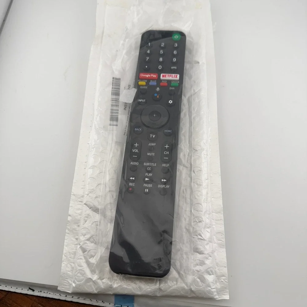 Sony Voice Remote Control RMF-TX500U Black Smart TV Bravia Netflix Google Play